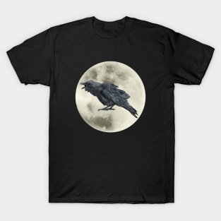 Full Moon Raven T-Shirt